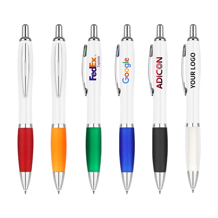 Best Cheap Click Pen Promotional pen with custom logo Ballpoint Pens print logo custom