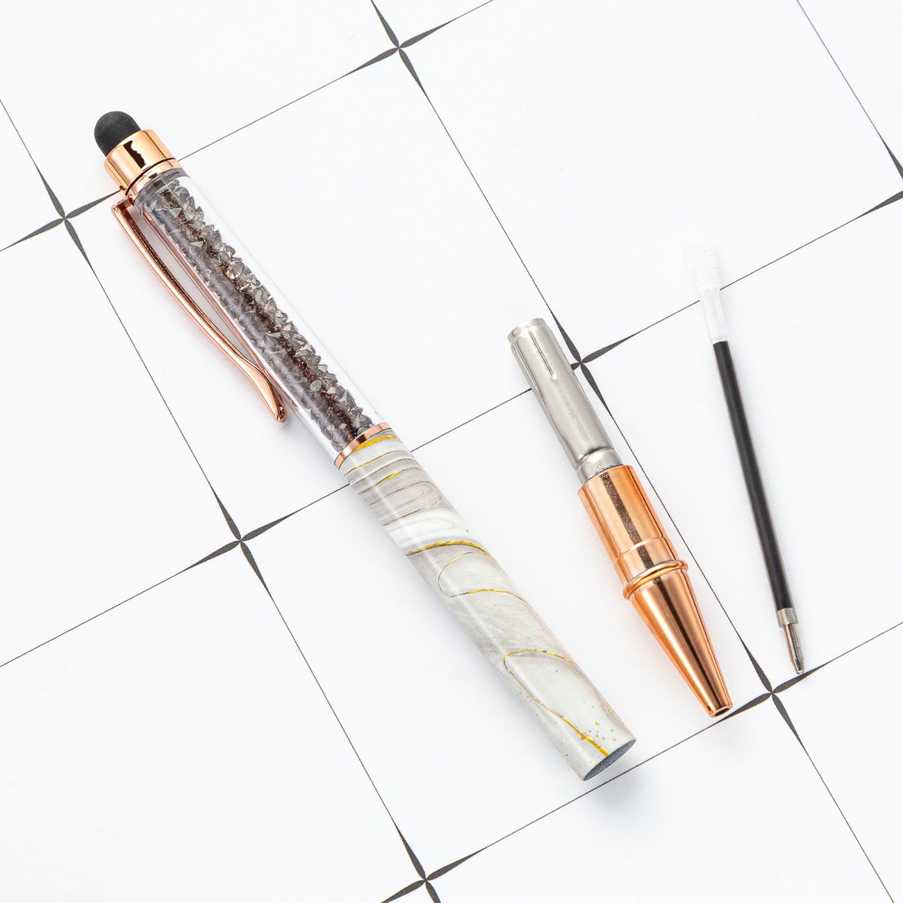 2024 Novelty Click Gel Pen Cute Style 1.0 mm Black Ink Ballpoint Writing Pen with Custom Logo Promotional Gift