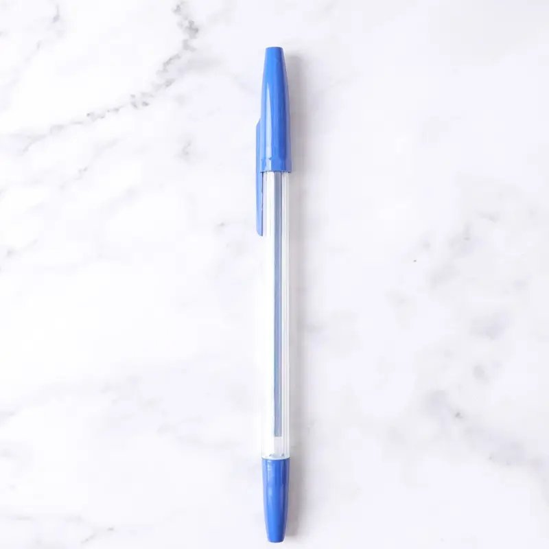 Stylo Gel Cheap Office Transparent Plastic Ballpoint Pen Gel Pen