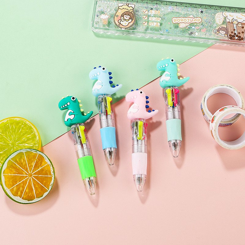 Promotional Plastic Mini Creative Cute kawaii Cartoon Animal ballpoint pen Novelty Student School prize gift