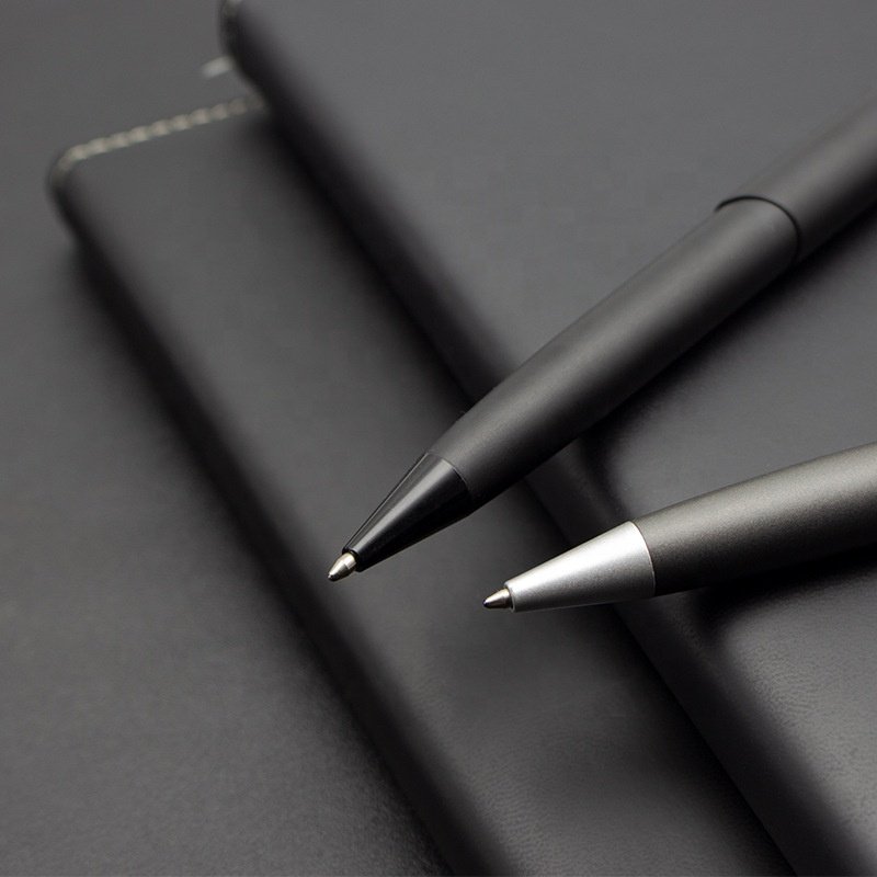 Hotel Laser Black Matte Metal High Quality Luxury ball pen All Sports Customized Ballpoint Pen Promotional Pen