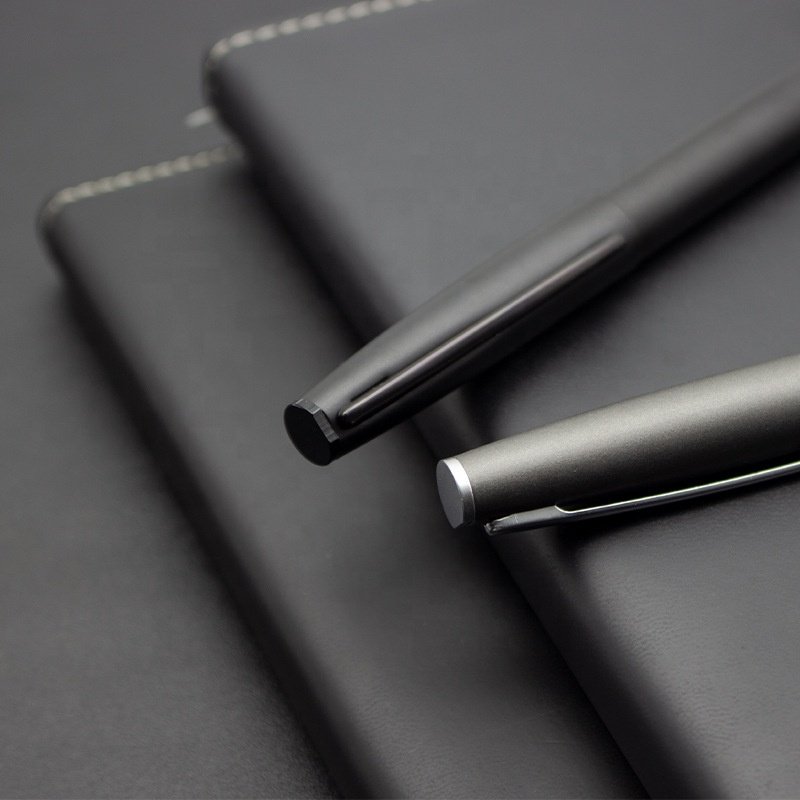 Hotel Laser Black Matte Metal High Quality Luxury ball pen All Sports Customized Ballpoint Pen Promotional Pen
