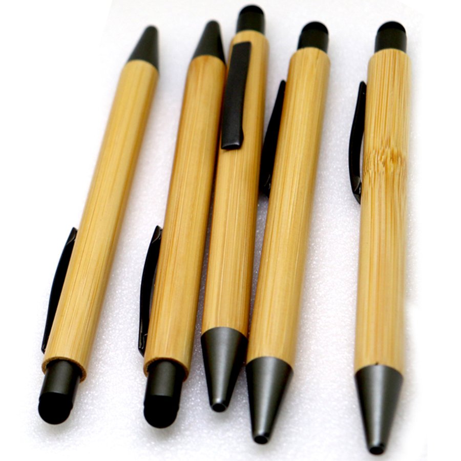 Good Stationery Quality Cheap Gift Advertising Promotional Customized Logo Ball Pen Wood Ballpoint Pen
