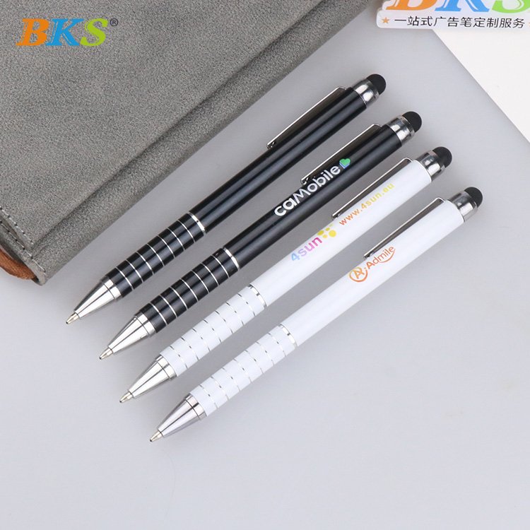 Wholesale Promotional 1.0mm Ballpoint Pens Custom Logo Printed Low Price Metal Body Novelty Banner Design Gifts