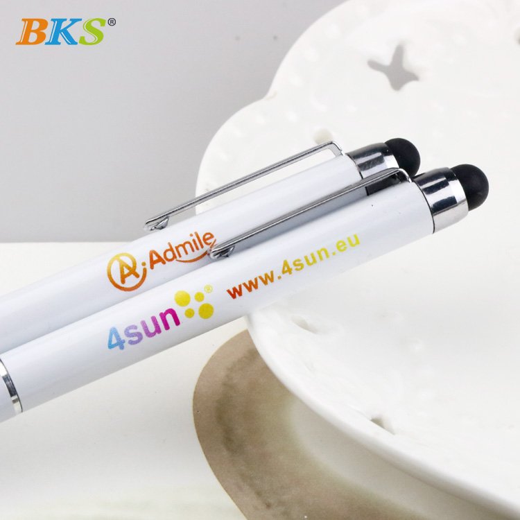 Wholesale Promotional 1.0mm Ballpoint Pens Custom Logo Printed Low Price Metal Body Novelty Banner Design Gifts