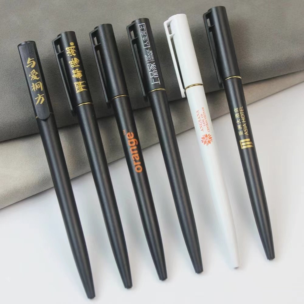 cheap hot promotion promotional cheap plastic gel ink roller ballpoint pens with custom logo