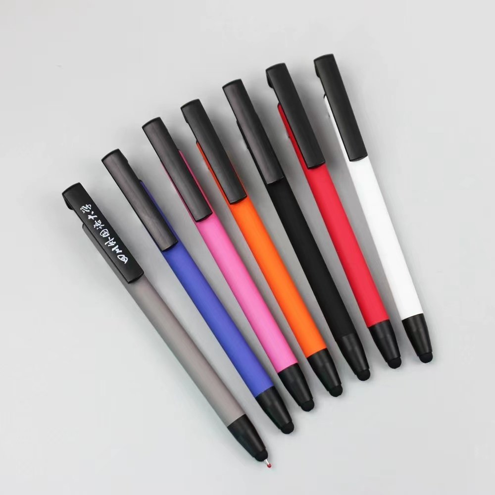 cheap hot promotion promotional cheap plastic gel ink roller ballpoint pens with custom logo