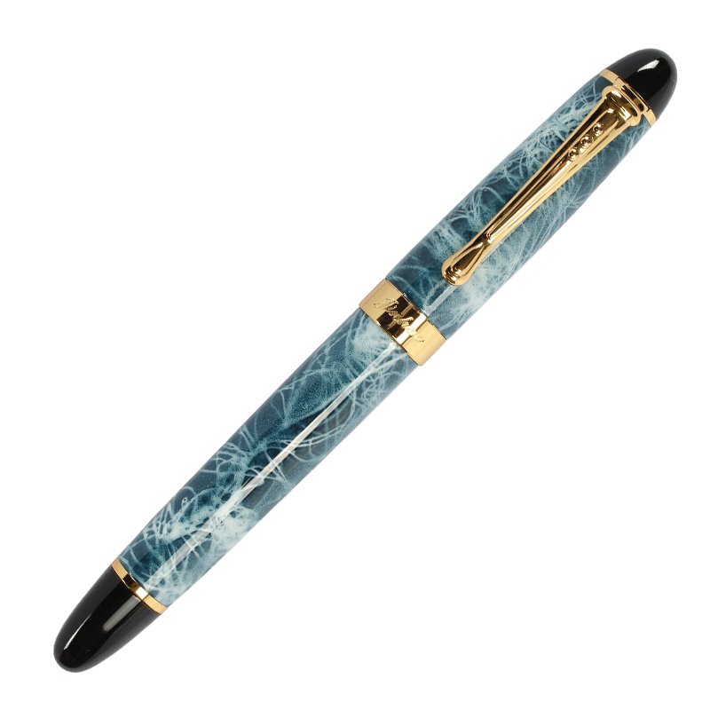 JinHao Branded Fountain Pen With Gold Painting Ballpoint Pen Promotional Roller Ball Pen