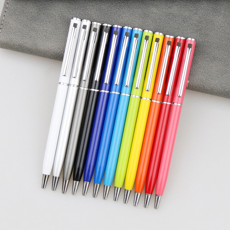 Promotional Novelty Touch Metal customized pen Ball Point Pen Ballpoint pens with custom logo