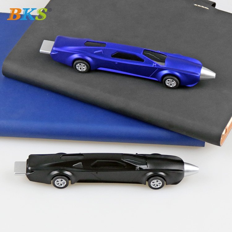 Promotional ads popular car pen colorful novelty kids pen plastic ballpoint pen with Logo