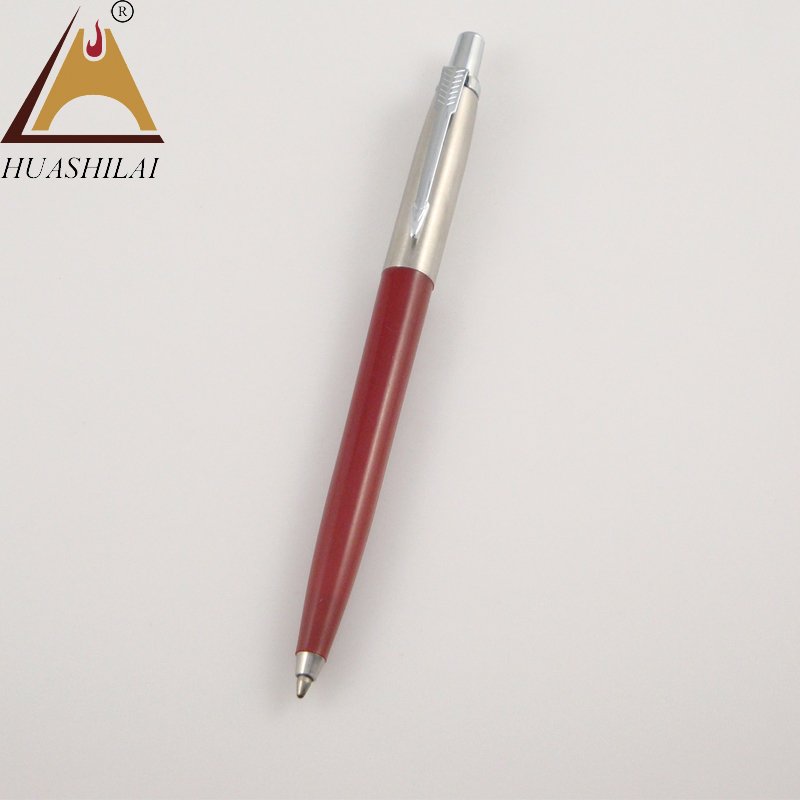 Promotional metal sonnet jotter ballpoint pen with customized company logo white retractable ball pen