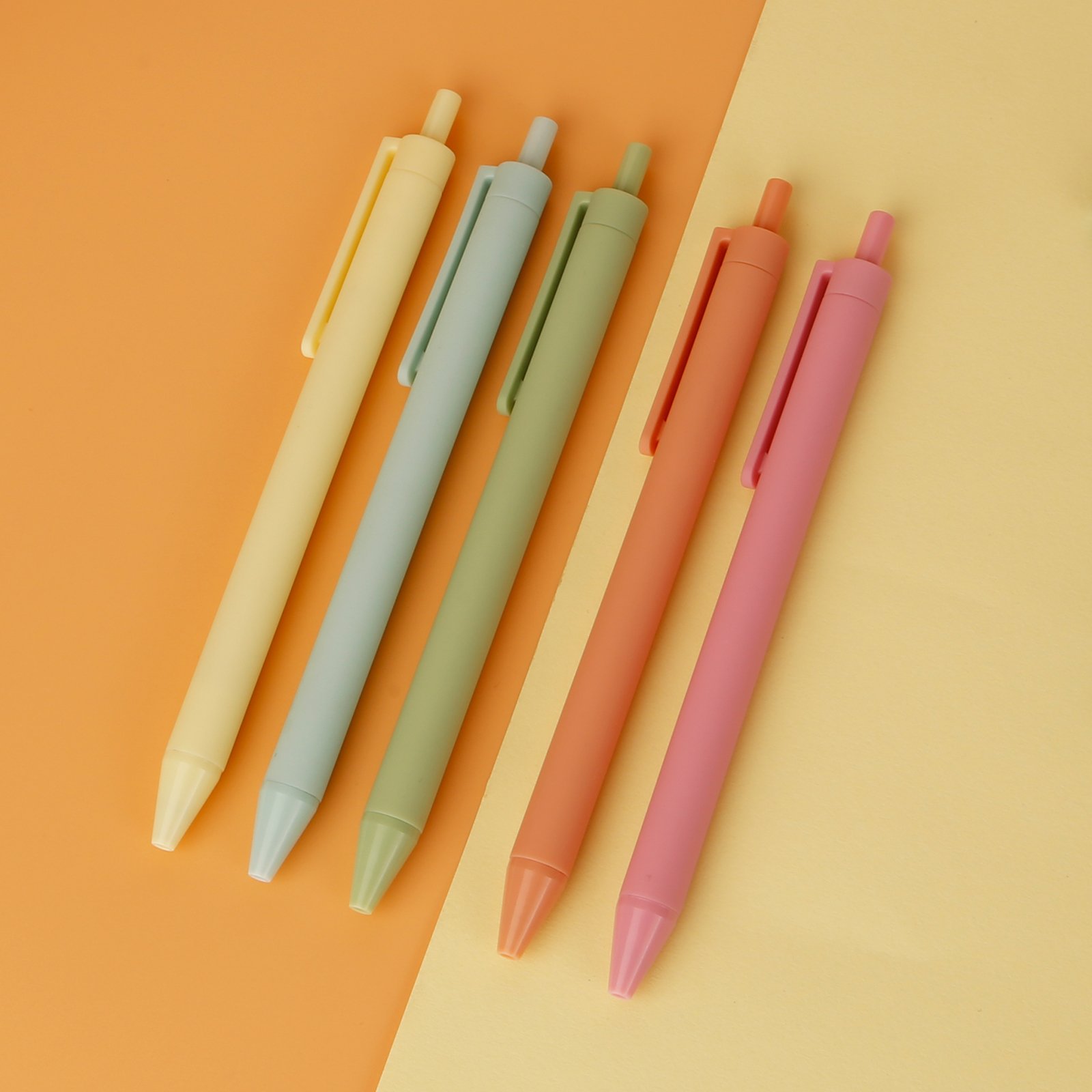 Hot-Selling Soft Rubber Plastic Click Ballpoint Pens with Print Hotel Custom Logo