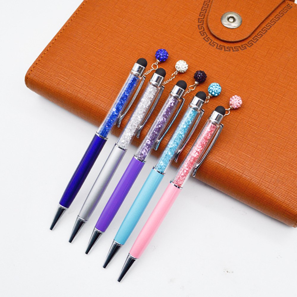 Wholesale Metal Ballpoint Pen with Various Diamond Ring Creative Ballpoint Pen With Stone Diamond Promotional Ball Point Pen Wit