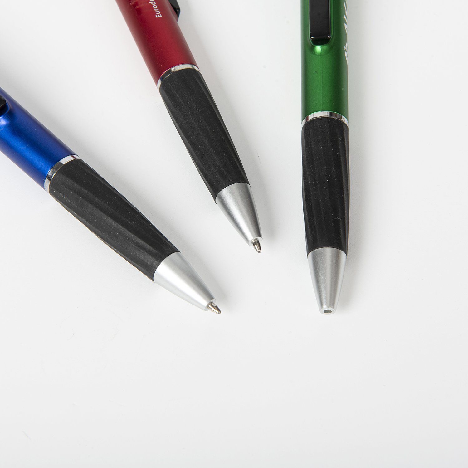 Popular Design Versatile Use Plastic Red Blue Green Black 1.0mm Width Sophisticated Led Light Ballpoint Pen With Customized Logo