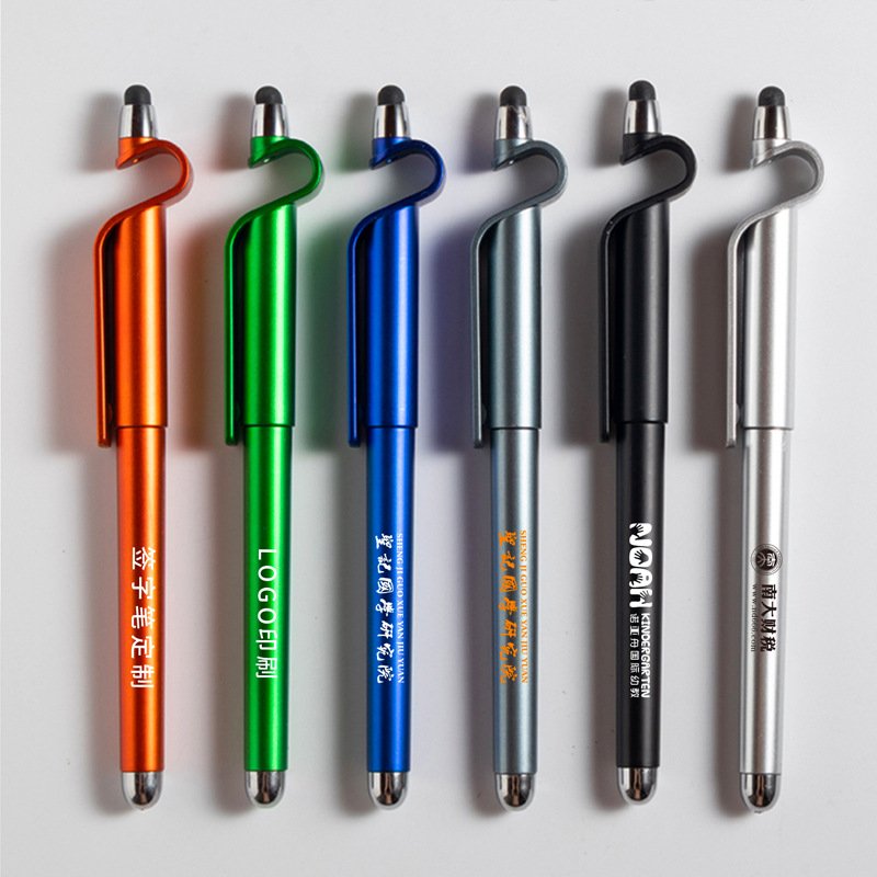 Promotional Touch Screen Stylus Gel Pen Cell Mobile Phone Holder Pen, can do customized logo for give away gift
