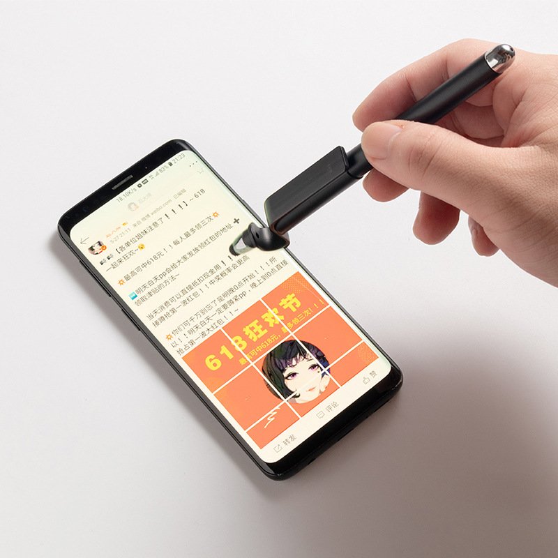 Promotional Touch Screen Stylus Gel Pen Cell Mobile Phone Holder Pen, can do customized logo for give away gift