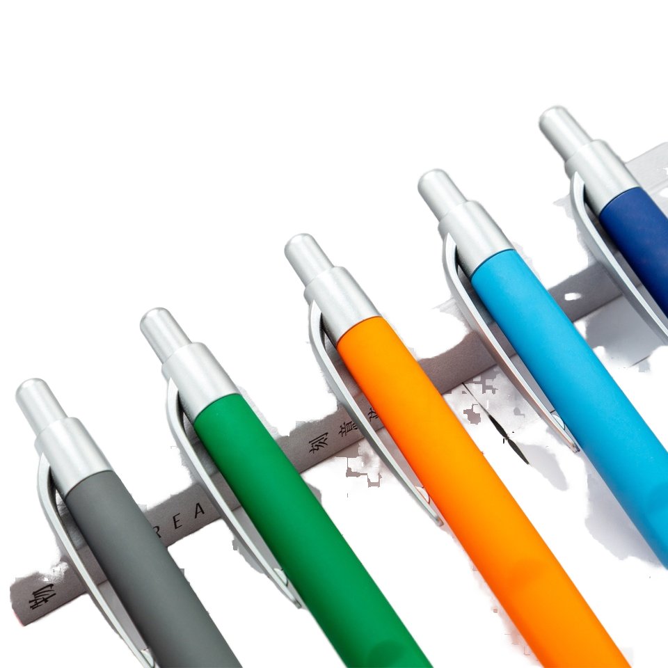 New Arrival Custom Logo Recycled Ballpoint Pen Soft Rubber Stylo for Advertising for Promotion Gifts