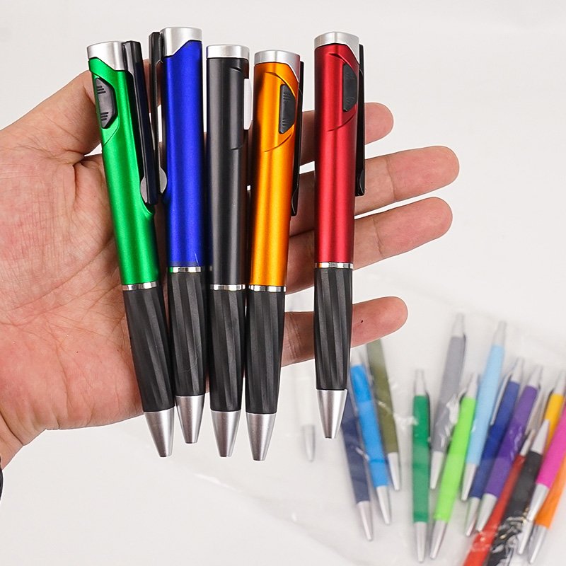 Customized Led Laser Light Up Ball Ballpoint Pen With Personalized Light Ball Pens Custom Logo Engraved