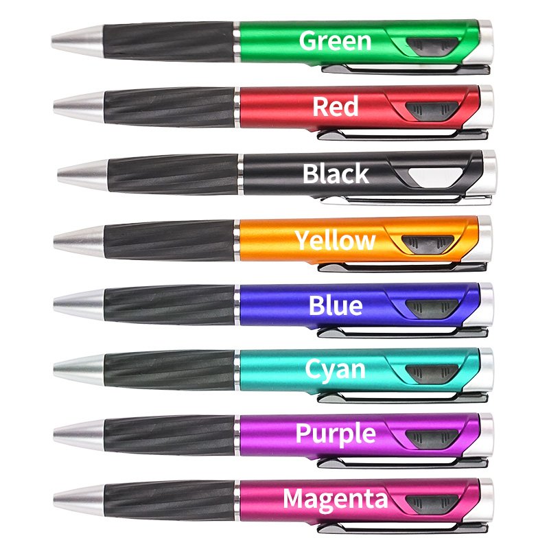 Customized Led Laser Light Up Ball Ballpoint Pen With Personalized Light Ball Pens Custom Logo Engraved
