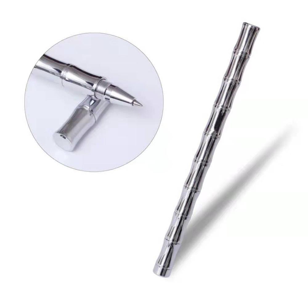 New Arrival Stationery lapiceros China Pen Factory Metal Bamboo Gel Join Brass Copper Roller Ball Pen