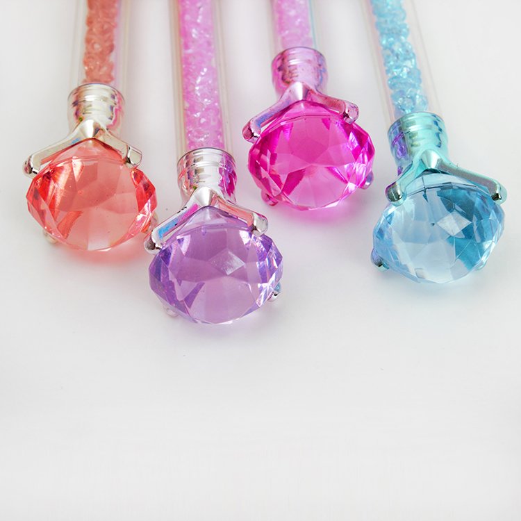 Manufacture Promotional crystal ballpoint pens Wholesale and Hot selling gift 0.7mm diamond ballpoint pens for school office