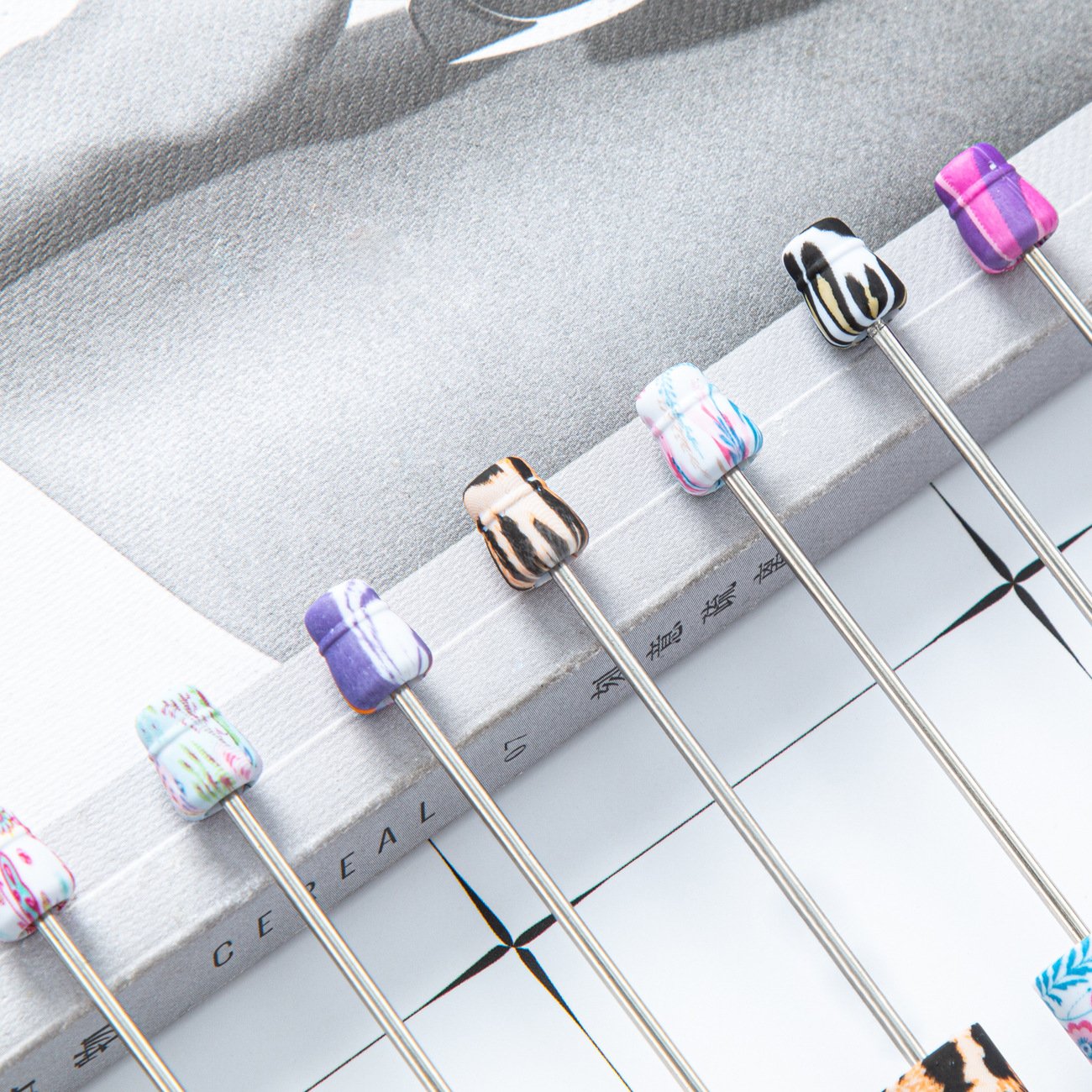 Hot Selling Ballpoint Pen pens with custom lBeaded Gift DIY Plastic Beaded Pen
