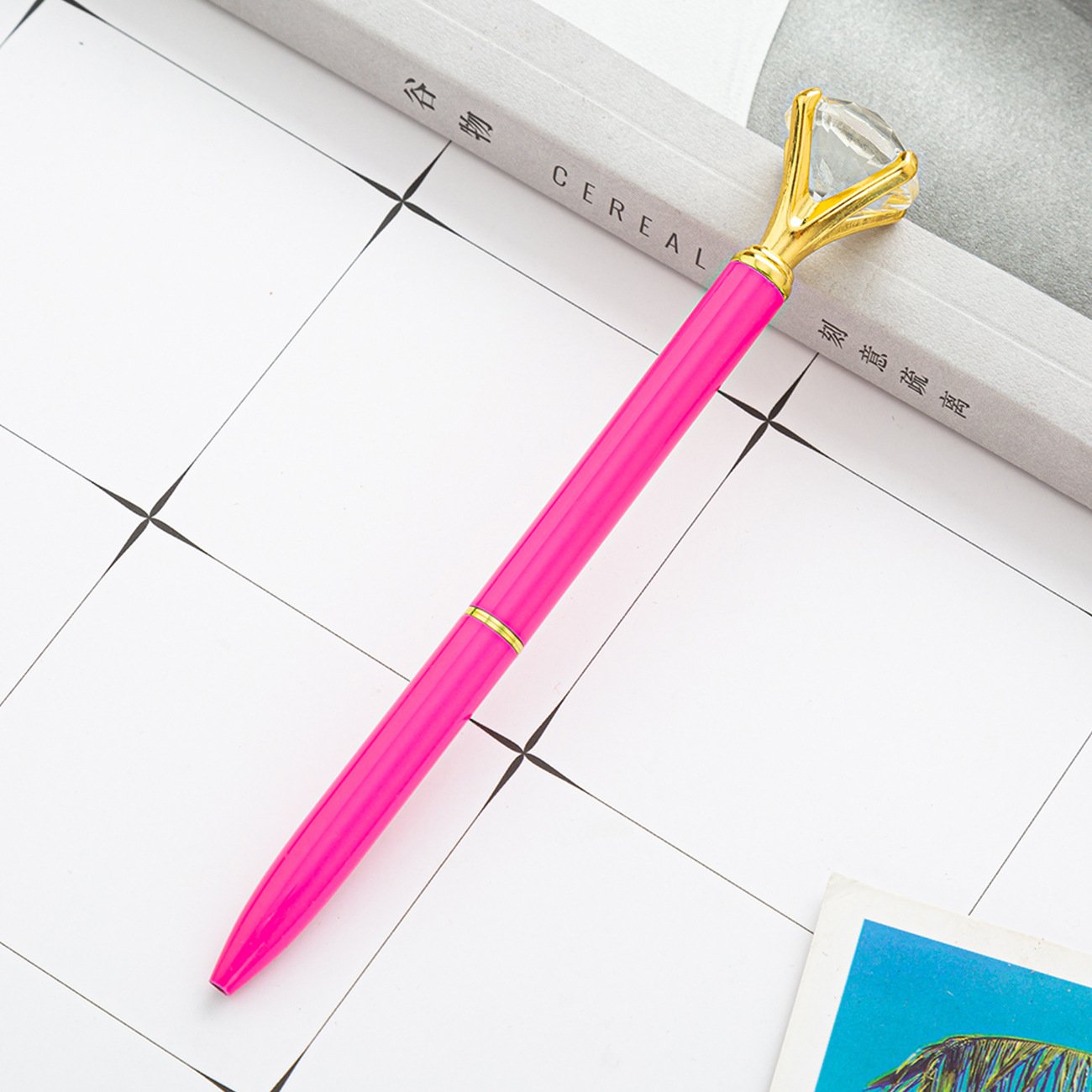 Hot Sell Best Quality Promotional Pen Personalized Ball Pen Diamond Crystal Metal Ballpoint Pen For Gift