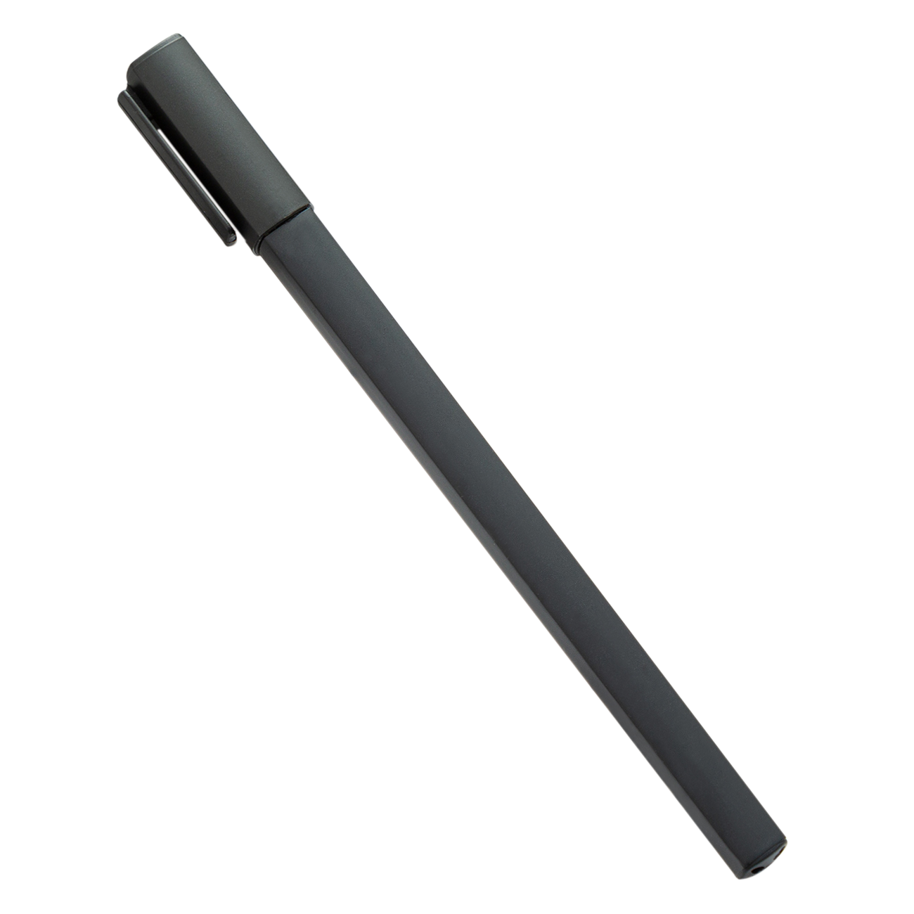 Wholesale Custom Logo Black Square Rubber Ballpoint Pen Customised Stationery for Gifts