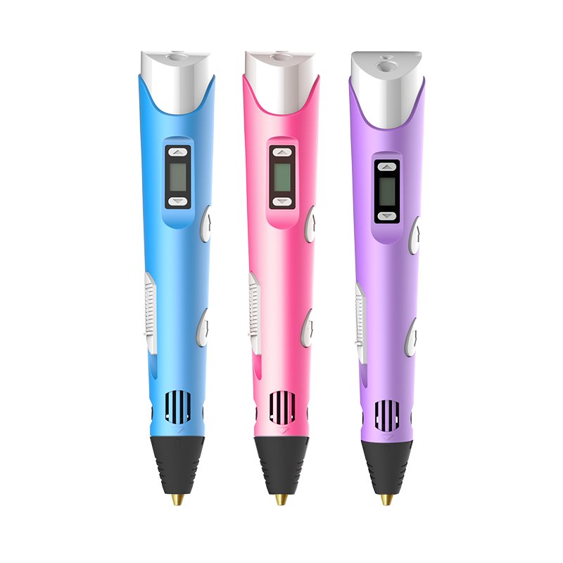 Hot sell Creative Toys LED Screen 3D Printing Pen DIY PLA/ABS 3D Drawing Pen Educational Toys Birthday Gift