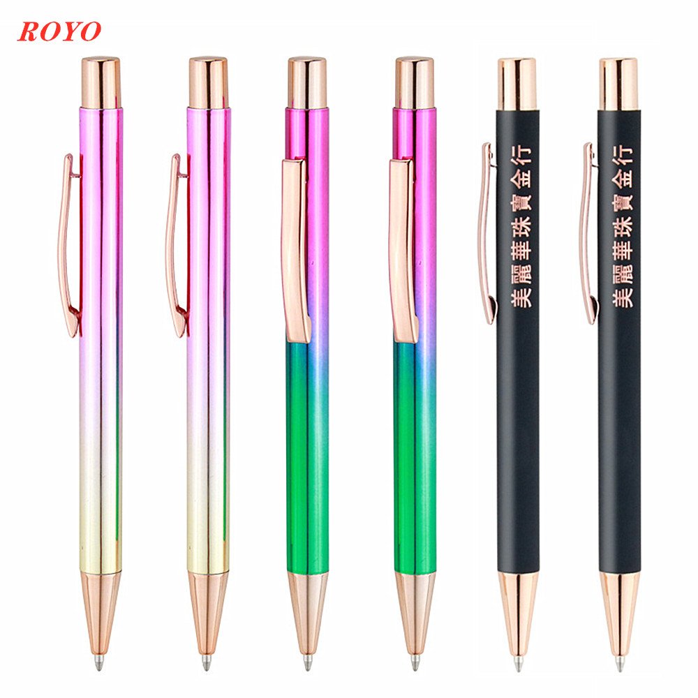 Rubber Matte Advertising Promotional Pens Wholesale Metal Ballpoint Pens With Custom Logo Ballpen Manufacturing
