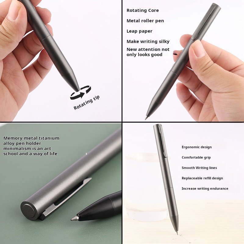 X923-1 Matte Black Metal Copper Ball Point Pen High Quality Metal Ballpoint Pen With Customized Logo