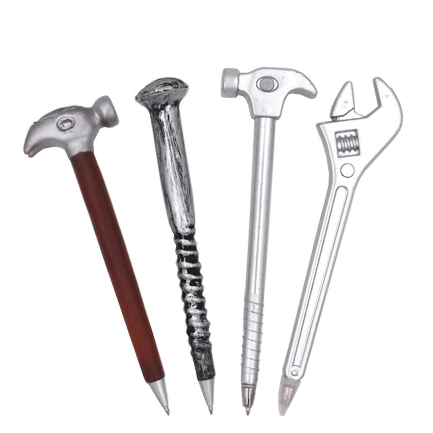 Holiday party personality ballpoint pen tool pen pliers nail hammer wrench shaped pen