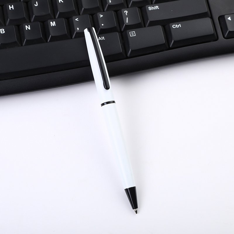Promotional Gift Pen Metallic Matte Ballpoint Pen Printed Advertising pen customise logo