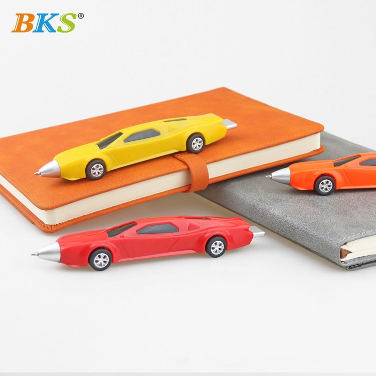 Promotional Hot Sale Custom Logo Car Pen Novelty Stationery Ballpoint Pen Perfect Gift for Kids Made of Plastic