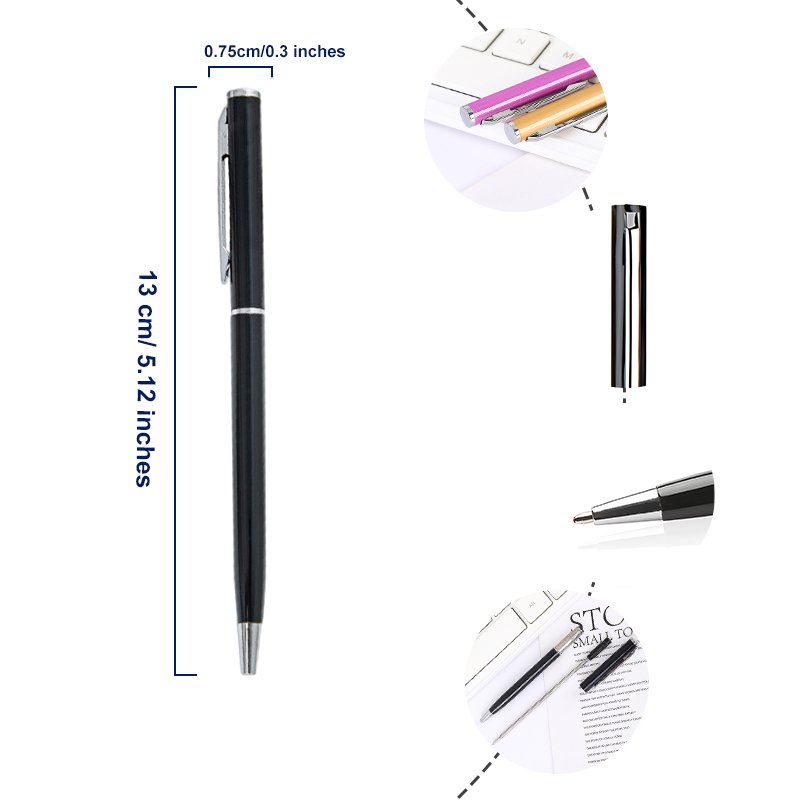 High Quality Metal business logo printing Pen Metal Black Gel ink Gift Promotions Customized Logo ballpoint Pen For hotel