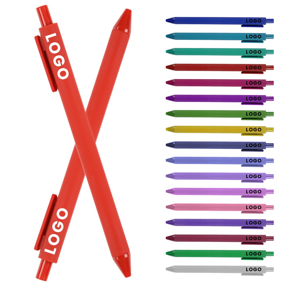 Ballpoint Wholesale Promotion Custom LOGO Slogan Plastic Ballpoint Pen Ball Pen Promotional Advertising Pen