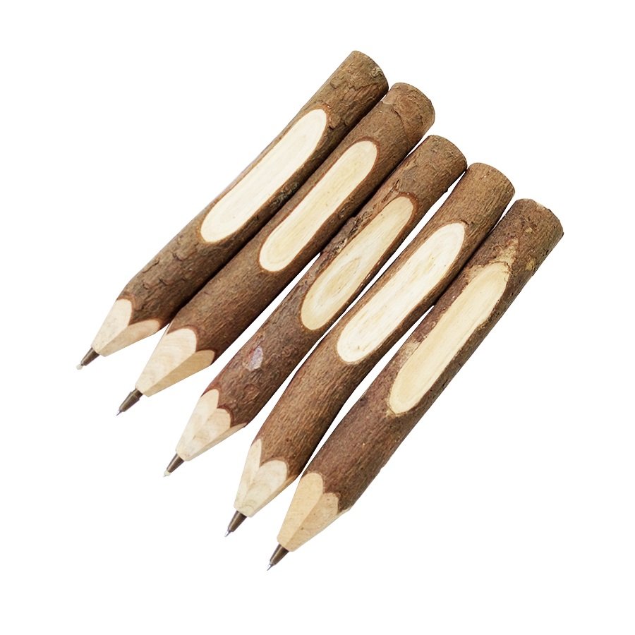 Vintage Wooden Pen Environmental Ballpoint Pen Twig Wood Signature Pen Wedding Gift Party Little Present Party Favors