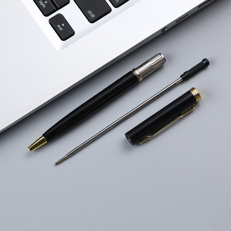 2024 New Hot Sale Business Metal Pen Slim Quality Giveaway Gifts Office Advertising Ballpoint Pen Customize Logo Boligrafo
