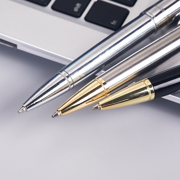 Luxury Black Business Custom Gift Metal Ballpoint Pen With Logo High Quality Elegant Ballpoint Pens