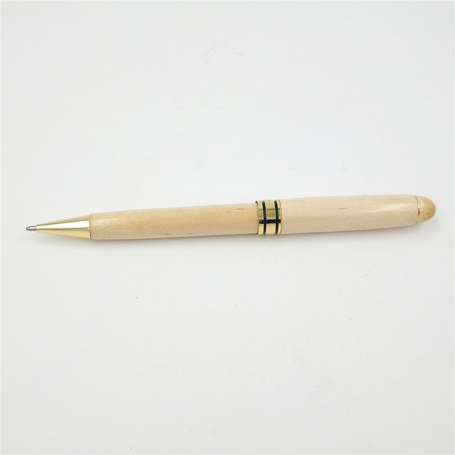 ECO-Friendly Maple wood ballpoint pen 0.5mm Wooden ballpoint pen Office pen