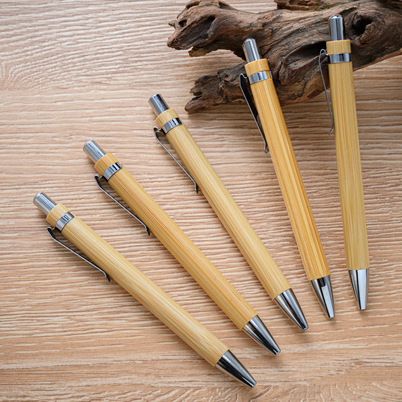 New Natural Promotional Customized Bamboo Pen Engraved Eco Friendly Wood Gel Ballpoint Pens With Logo