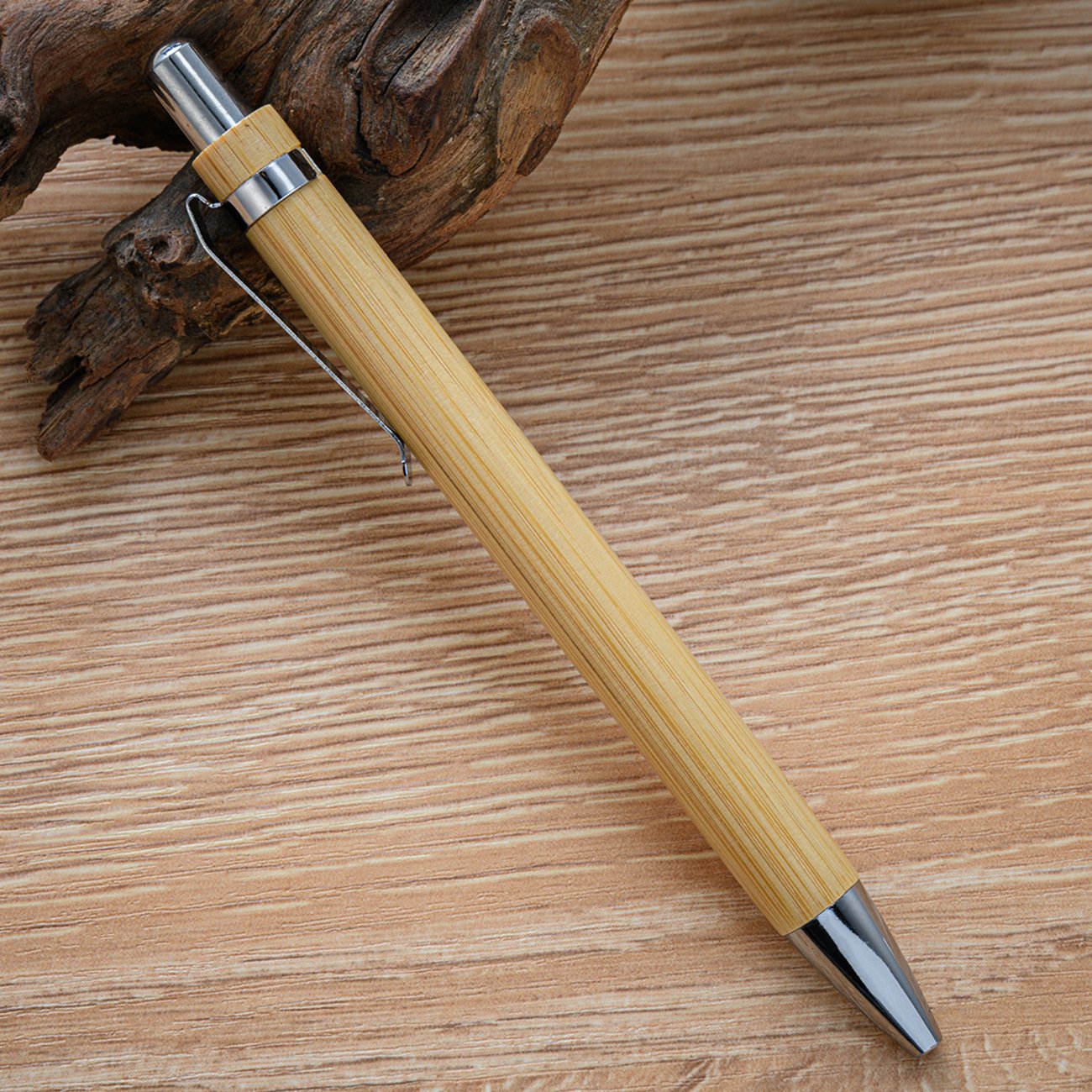 New Natural Promotional Customized Bamboo Pen Engraved Eco Friendly Wood Gel Ballpoint Pens With Logo