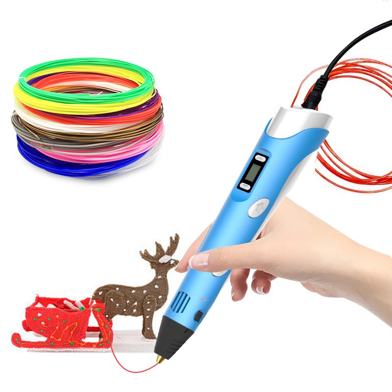 Unleash Doodle Kids 3D Pens Creative DIY Toy Gift for Children ABS Filament 1.75 mm Diameter with Charging Cable