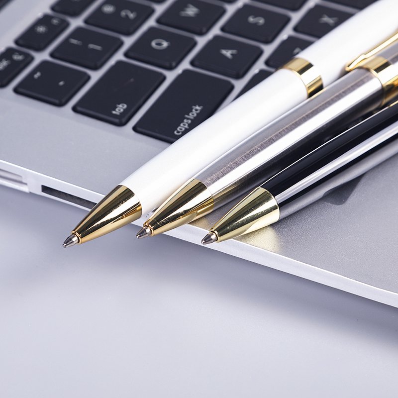 Factory Wholesales Brand Ballpoint Ball Pen High Quality Luxury Customized Logo Advertising Promotional Metal Ballpoint Pen