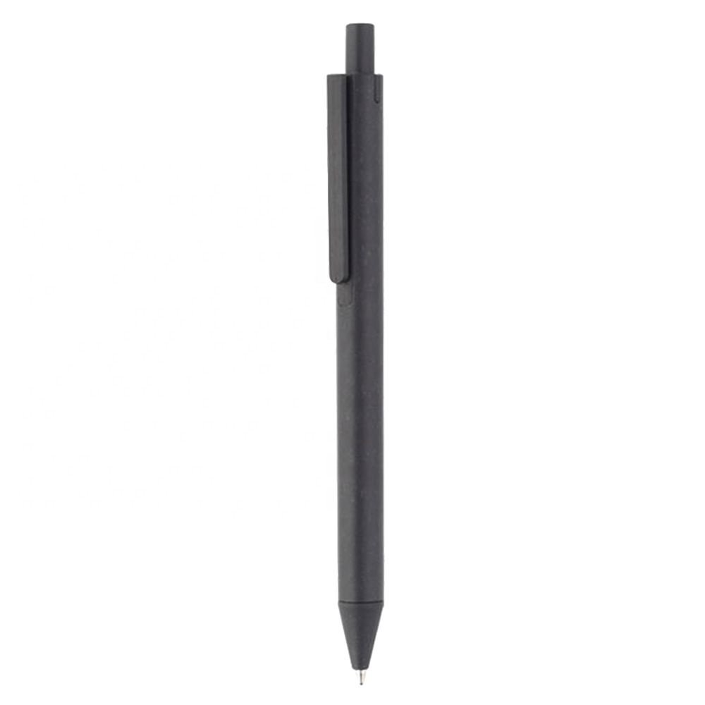 Customized Wheat Straw Pen Recyclable Eco Friendly Custom Logo Pen Promotional Gifts EP001 ECO Wheat Straw Ballpoint Pen