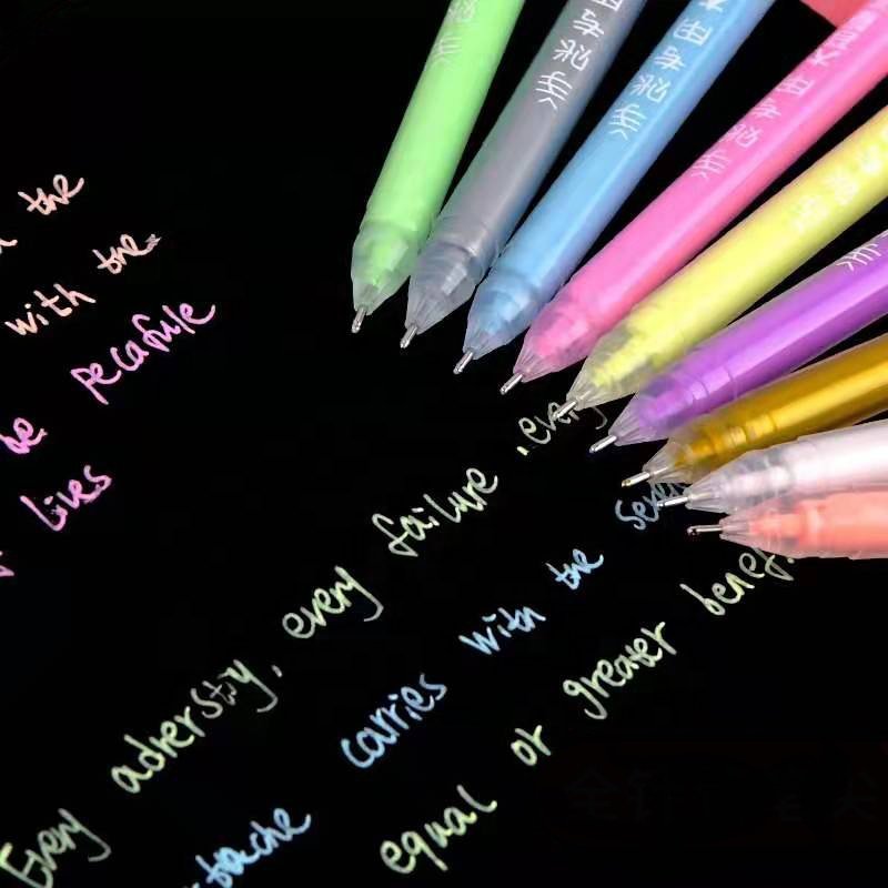 DIY Highlighter Pastels Sketchi highlight gel pen smooth writing customized gel pen notepad special pen