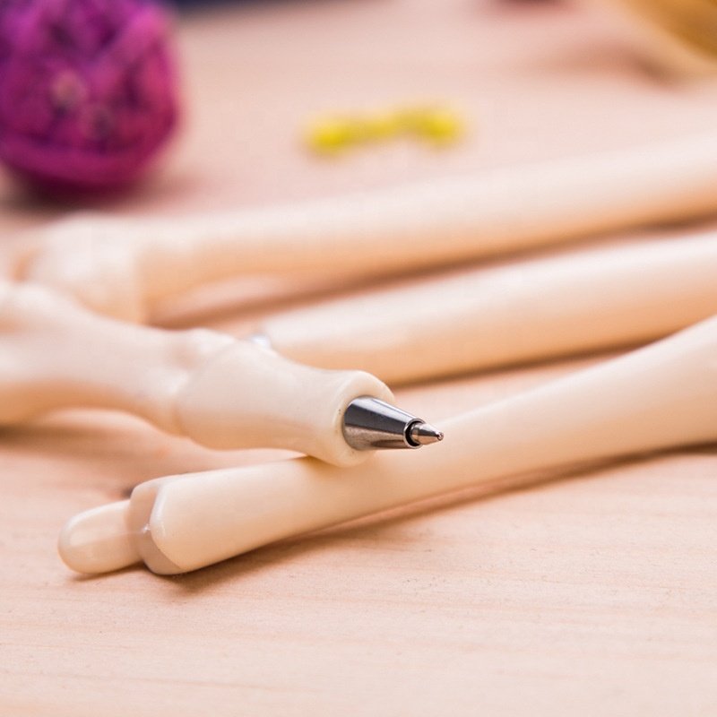 Hot New Creative Bone Design Ballpoint Pen Novelty Promotional Plastic Ballpen for Hospital Office & School Use for Gift
