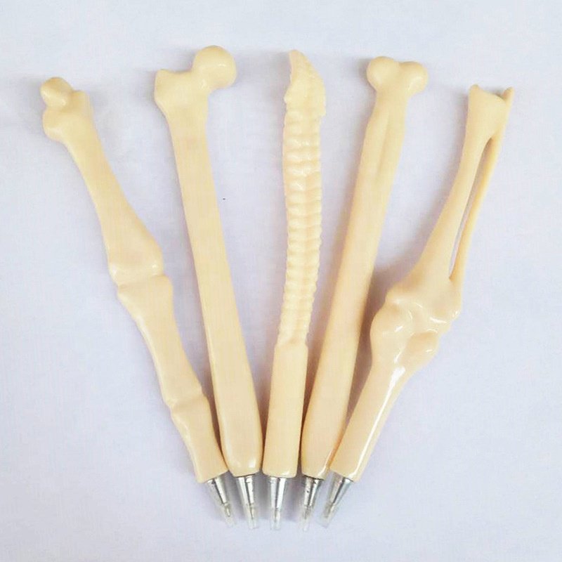 Hot New Creative Bone Design Ballpoint Pen Novelty Promotional Plastic Ballpen for Hospital Office & School Use for Gift