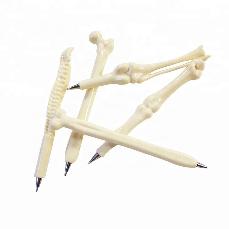 Hot New Creative Bone Design Ballpoint Pen Novelty Promotional Plastic Ballpen for Hospital Office & School Use for Gift