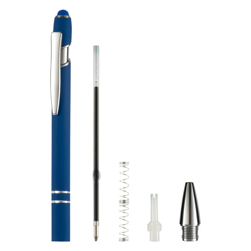 Metal Stylus Pen Custom Good Quality Soft Touch Rubber Coating Capacitive Metal Ballpoint Pen with Stylus